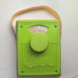 Fisher-Price Green Music Box with Handle